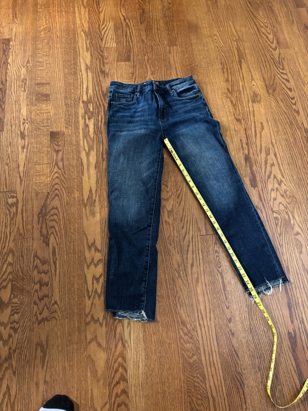 KUT size 6 Dark Blue Women's Straight-Leg Jeans